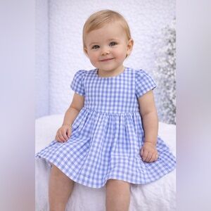 NWOT: Ralph Lauren Polo Blue Gingham Dress